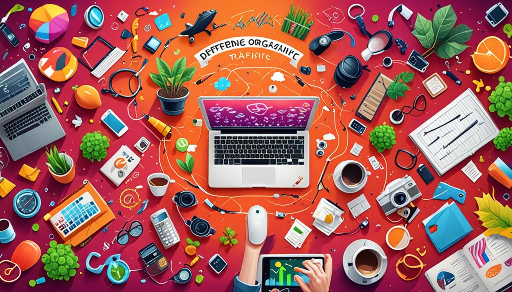 Difference between paid and organic traffic: when to invest in each