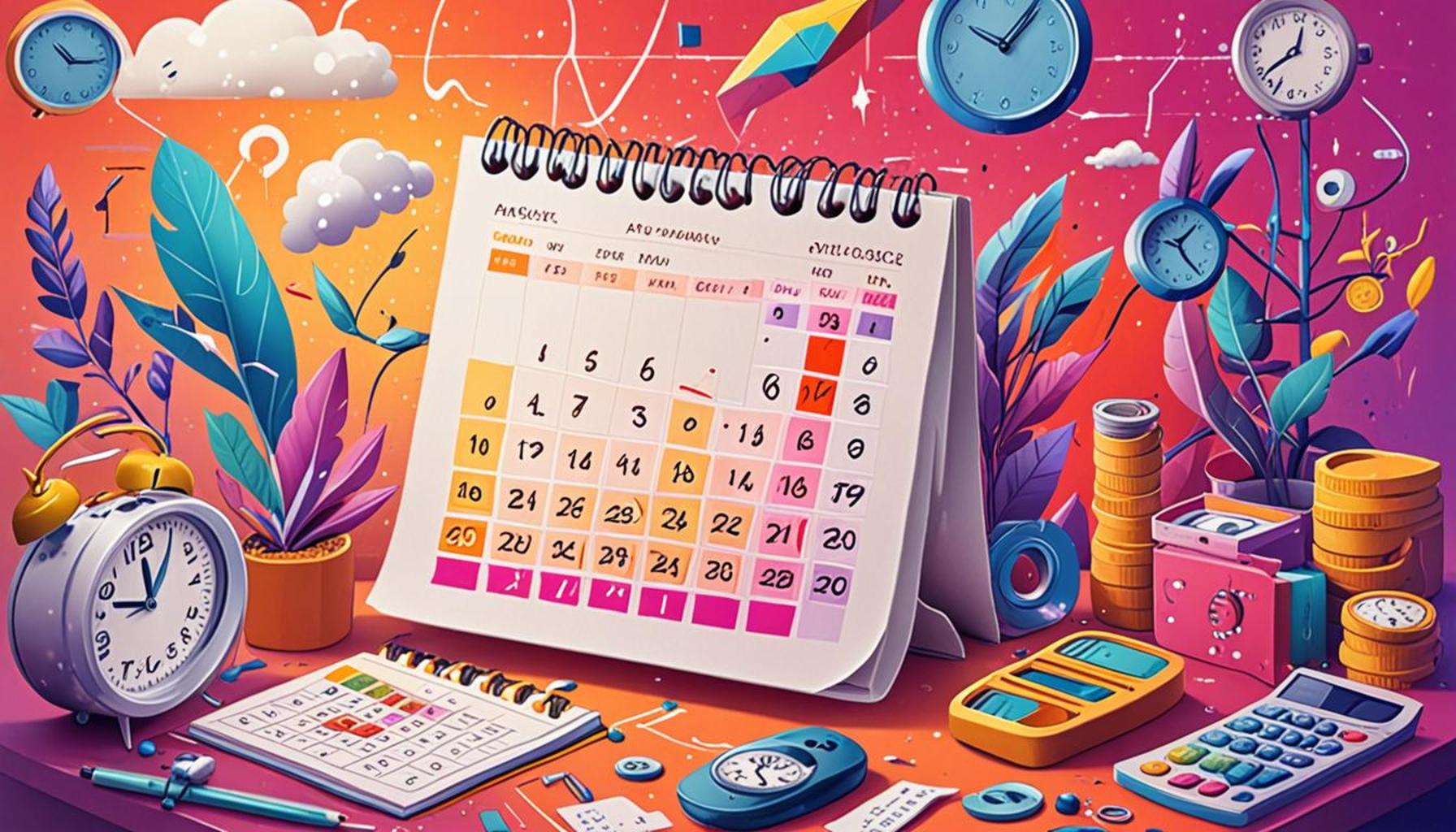 How to Use a Financial Calendar to Avoid Delays and Interest